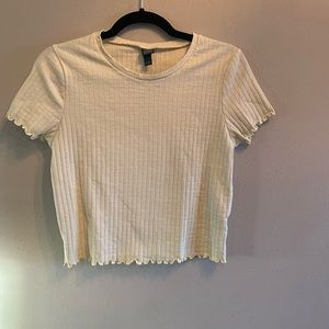 Large Wild Fable yellow crop top